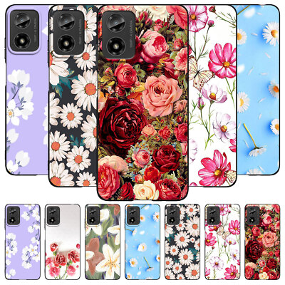 Pretty Flower Phone Case For Motorola Moto G Stylus 5G Edge 2024 Silicone Cover