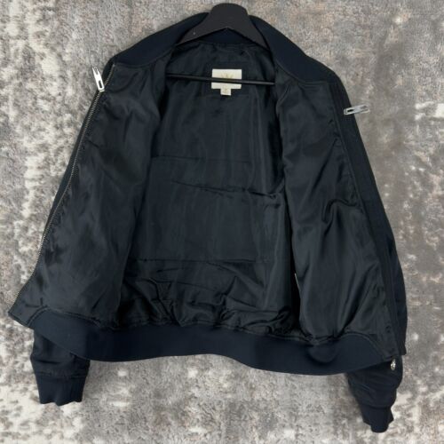Nicki Minaj Womens Size M Checker Full Zip Jacket Black Long Sleeve Outdoor - Picture 3 of 9