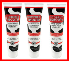 3 UDDERLY SMOOTH Lightly Scented Hand Cream 4 oz Moisturizer Lotion NEW 60259X12