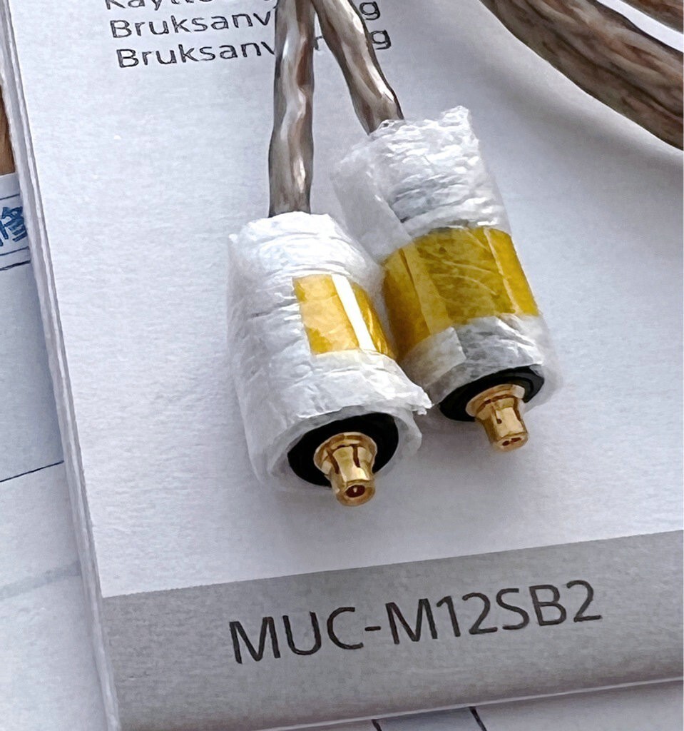 Original SONY MUC-M12SB2 4.4mm MMCX Balanced Plug Audio Cable For