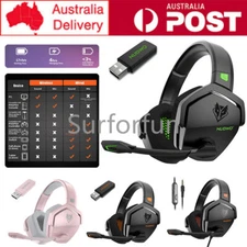 NUBWO G06 2.4G Wireless Gaming Headset 3.5mm Wired Headphones For PS5 PS4 PC