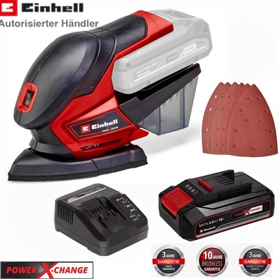 Einhell Akku-Multischleifer TE-OS 18/150 Li-18V mit Akku 2,5 Ah, Ladegerät