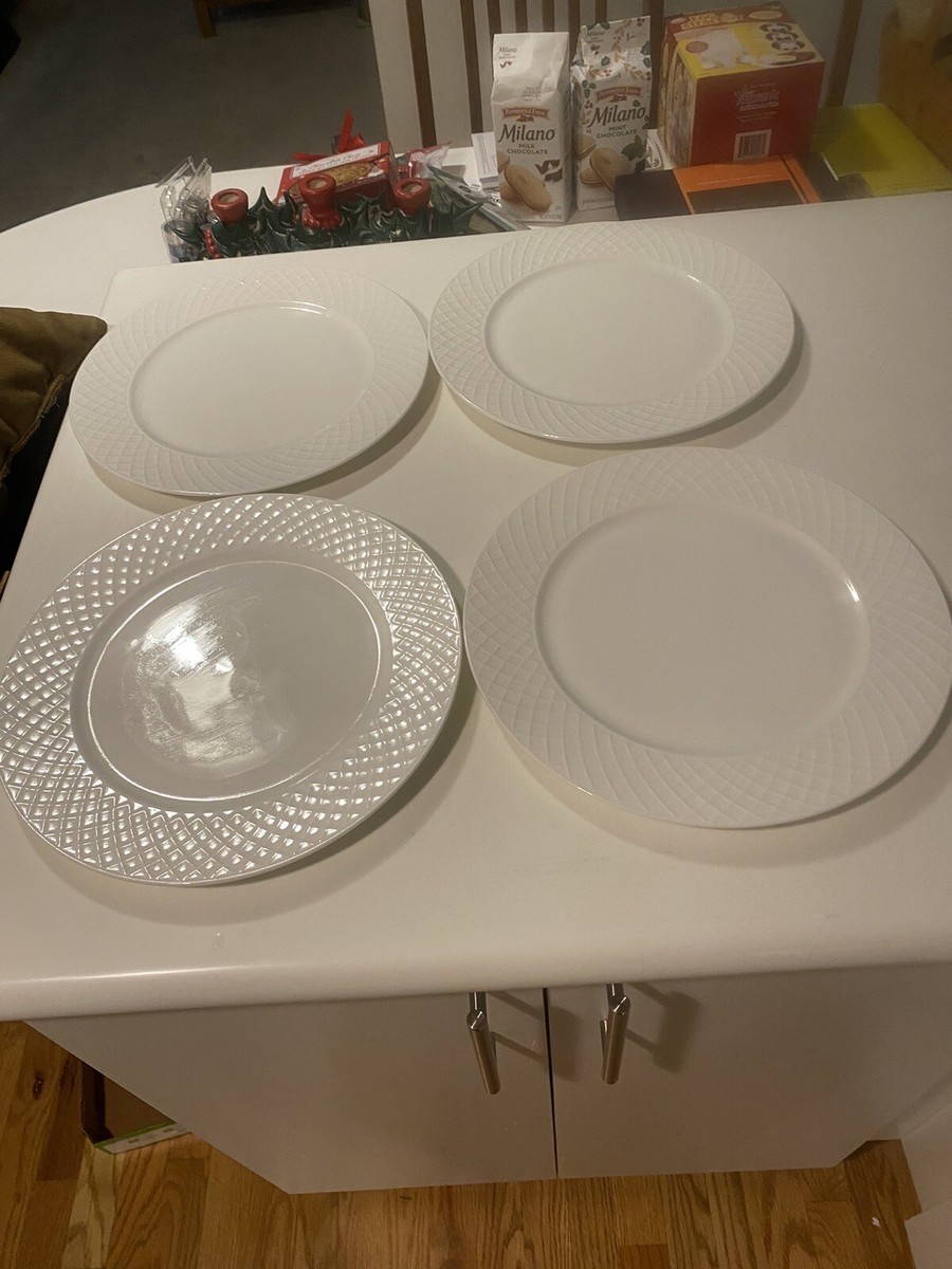 Mikasa TRELLIS Set of Dinner Plates 11