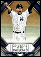 2020 Topps Update #YOC-09 Derek Jeter New York Yankees 20 Years of The Captain