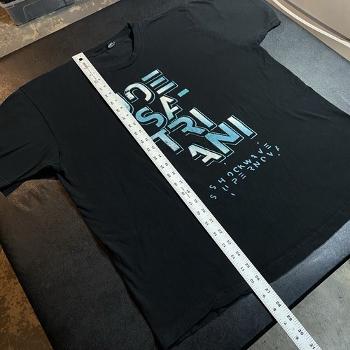 Adult XL Joe Satriani Shockwave Supernova T-Shirt (fits a little slim) Black Tee - Picture 5 of 5