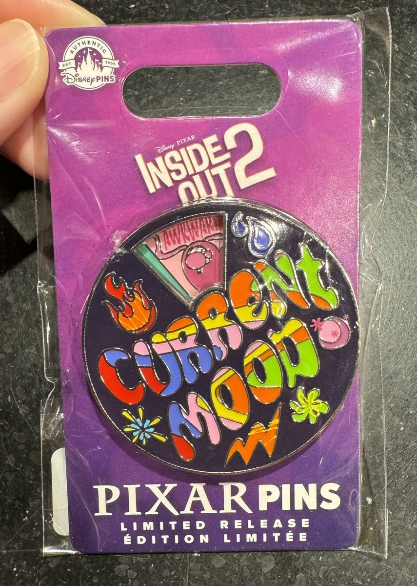 New Disney HKDL Limited Release LR Inside Out 2 Spinner Pin
