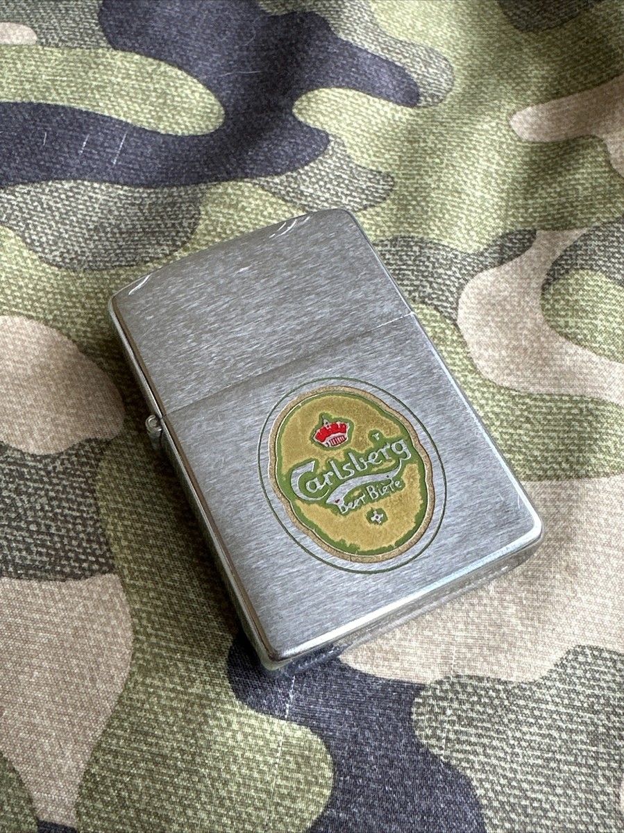 Vintage Zippo Lighter - Niagara Falls Ontario Canada - Carlsberg 