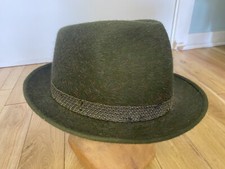 Christies of London  Sportsman Trilby Fedora hat Vintage British Designer,