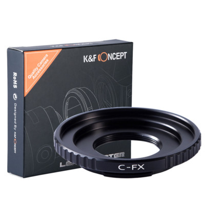 K&F Concept Lens Adapter for C Lens to Fujifilm Fuji X Mirrorless FX Camera Body