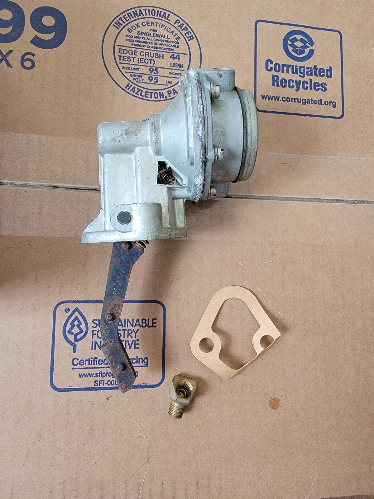 19371951 NOS AC Chevrolet 216 engine fuel pump cl 1537403 B35 eBay
