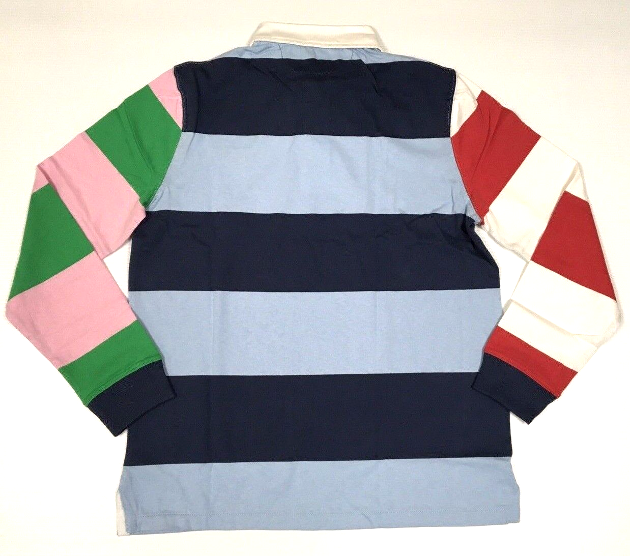 Polo Sport Ralph Lauren VTG Retro Colorblocked American Flag Striped ...