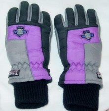 Womens ROCKY MOUNTAIN GLOVES - Purple Black Snowmobile Winter Sports Size MED