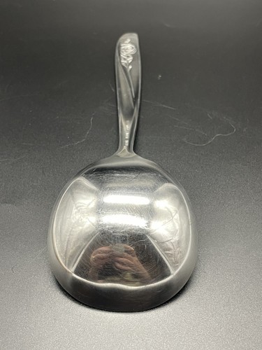 Oneida Custom Roseanne Stainless Silverware Flatware Rose Gravy Ladle - Picture 6 of 7