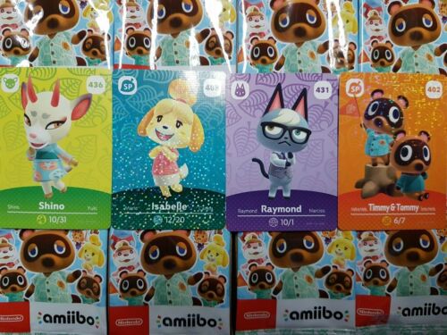 Carte amiibo Welcome to Animal Crossing Series 5 (authentique/officielle) - VOUS CHOISISSEZ - Photo 1 sur 49