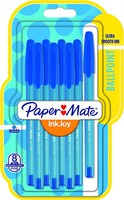 Paper Mate Inkjoy 100 Kugelschreiber 1.0Mm Mittel Punkt 8 Packung Blau