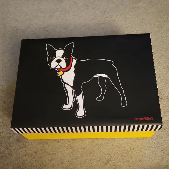 Marc Tetro Boston Terrier Backpack Wristlet SET Marc Tetro Boston Terrier Dog Backpack Wristlet Gift Box Set  main image 3