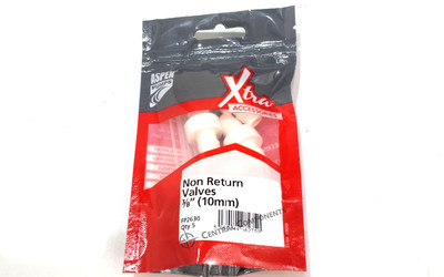 ASPEN PUMPS XTRA ACCESSORIES 10MM NON RETURN VALVE 5/PK RFP2630            