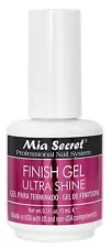 Mia Secret UV Finish gel top coat for gel or acrylic 15 ml No wipe clear top gel