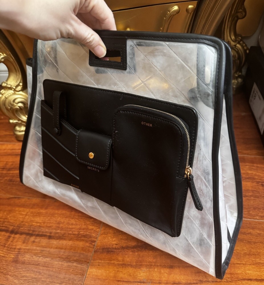 FENDI Peekaboo Defender Clear Transparent Tote Bag