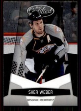 2010-11 Panini Certified #82 Shea Weber Nashville Predators