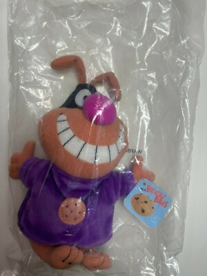 Promo Chip the Cookie Hound Breakfast Pal Sitzsack Spielzeug 1997 General Mills NEU