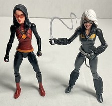 Marvel Legends Spider Woman And Black Cat Loose