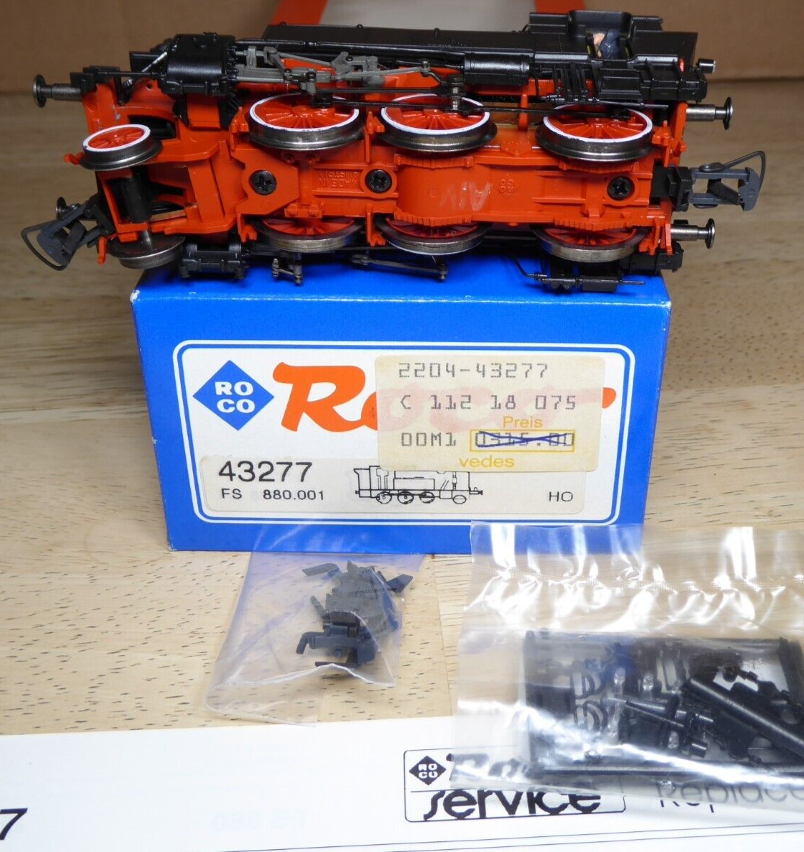 Roco: 43277 Tender-Lokomotive 880 FS (Neu (gemäss Beschreibung)) in