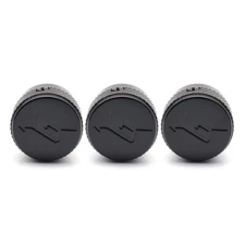 3Pcs Metal Guitar Knobs Gretsch “G” Arrow Logo Knobs Black with Flat Screwdriver