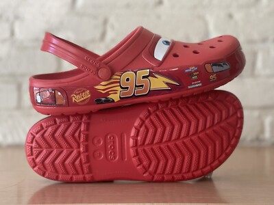 Crocs Classics Clog Lightning McQueen Disney Cars Men Size 11 Crocs Classics Clog Lightning McQueen Disney Cars Men Size 11