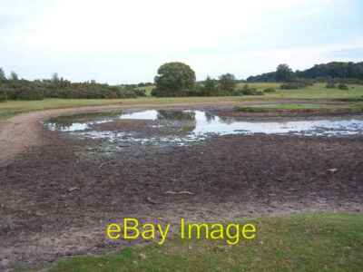 Foto 6x4 Sturtmoorteich nach einem trockenen Frühling und Frühsommer Plaitford Mo c2010