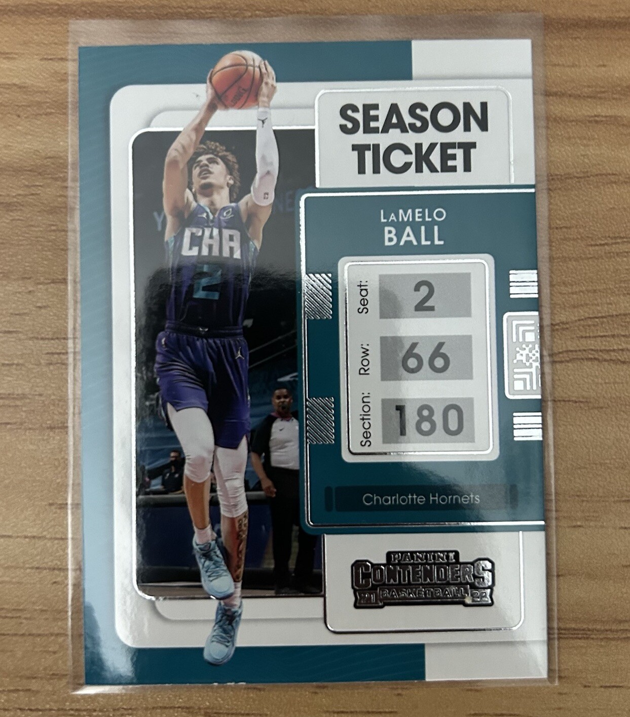 2021-22 Panini Contenders Basketball LaMelo Ball Card #6 Hornets SEE PHOTOS