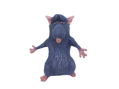 Disney Ratatouille Django The Rat PVC Figure Cake Topper  Figur Grey