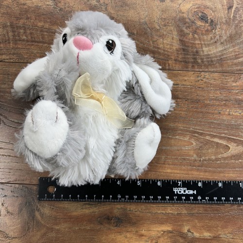 THUMPER Dan Dee Collectors Choice Bunny Rabbit 7" Plush Gray Easter Stuffed Toy - Picture 10 of 10