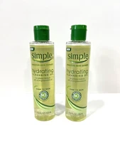 Simple Sensitive Skin Experts Hydrating Cleansing Oil 4.2oz./125ml Ea- 2 Bottles