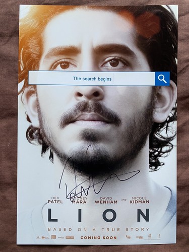 Dev Patel Genuine Autograph, Signed In Person, 12x8 Photo.