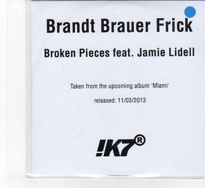 (FB344) Brandt Brauer Frick, Broken Pieces ft Jamie Lidell - 2013 DJ CD