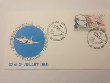 Enveloppe international air show Colmar. 1988