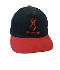 Vintage 1980s BROWNING Trucker STRAPBACK Baseball Hat Cap - Made in Korea