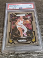 2024 Panini Prizm Draft Picks - Fearless Angel Reese #38 (RC) - PSA 9 - MINT