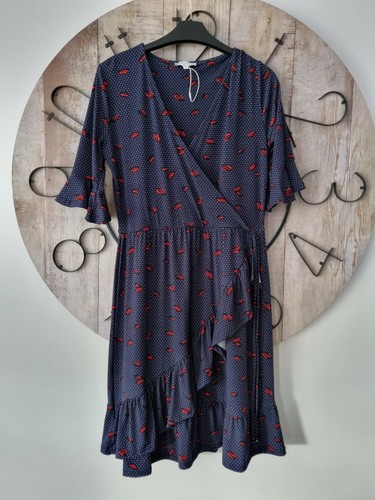Navy Blue Wrap Warehouse Dress Super 