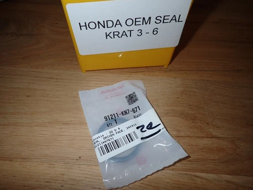 Honda OEM 91211-KN7-671  SEAL, DRIVEN FACE, 34X41X4