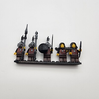LEGO CASTLE WOLF PACK BLACK/BROWN 5 PACK MINI FIGURES