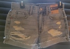 aero original denim mom short size 2 new with tags blue