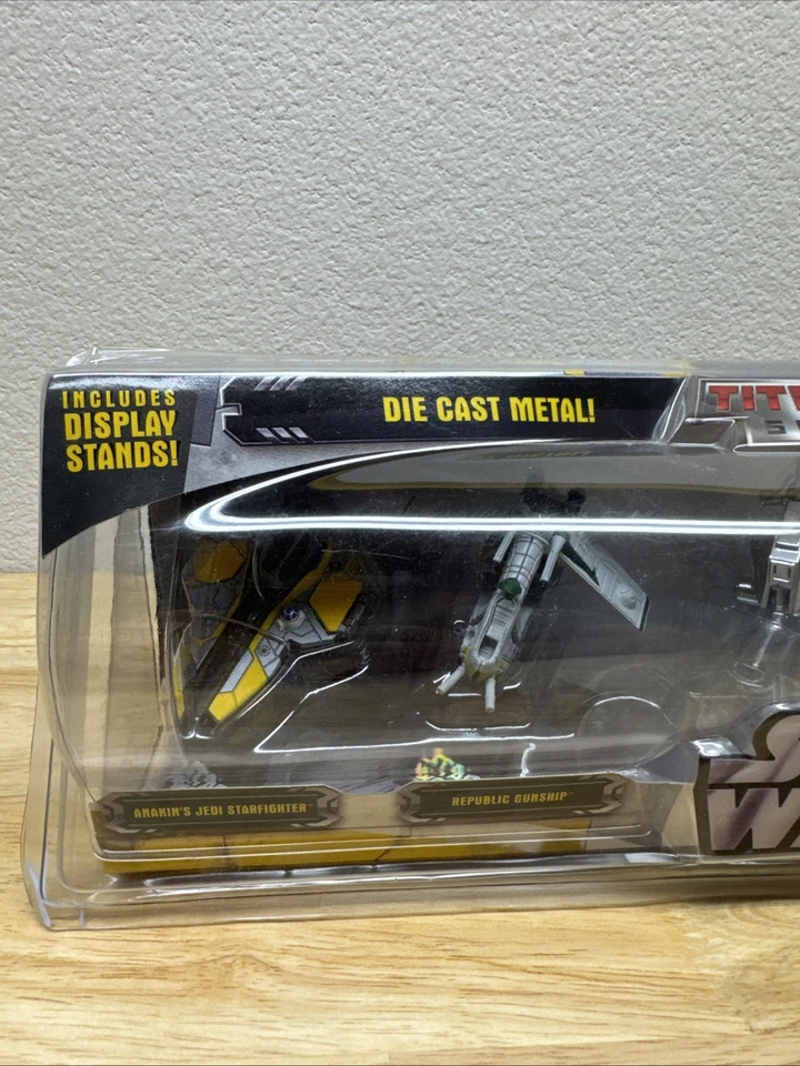 Star Wars Titanium Series paquete de 5 con metal crudo AT-RT Hasbro 2005 Foto 2 de 4