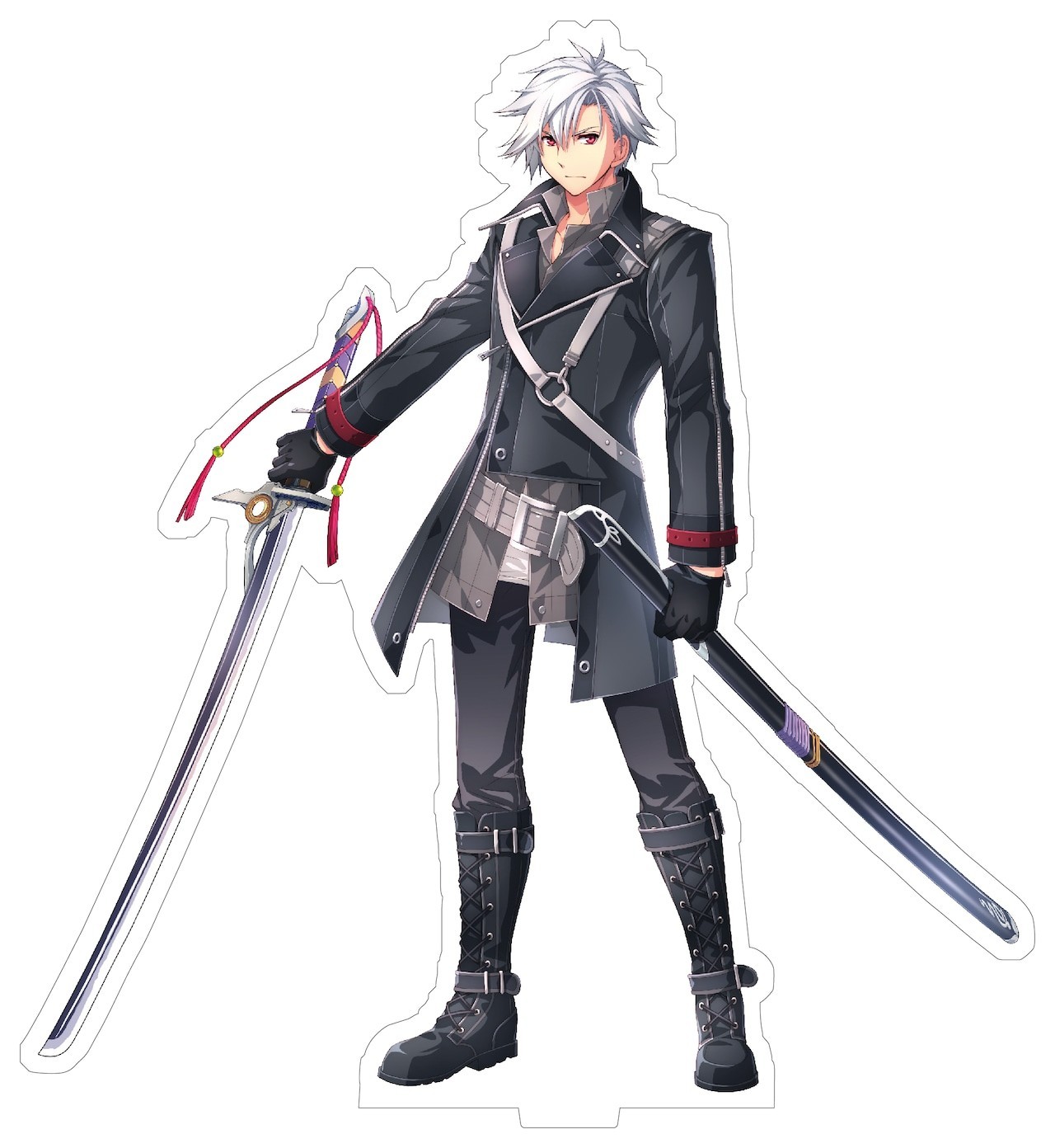 Figura de pie acrílico Rean Schwarzer The Legend of Heroes Trails of Cold Steel