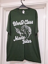 Mens Gildan Fishing T Shirt L Birthday Gift