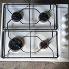 Whirlpool GREN 2000 4 Burner Gas Built In Hob White Knob Control