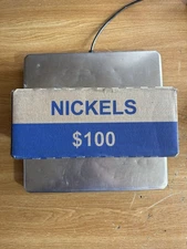 Bank Sealed Box of Nickels Unsearched coins ($100) FV. 50 Rolls