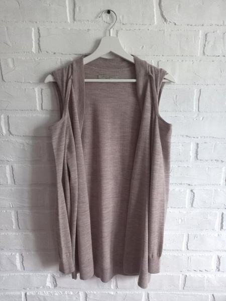 Women AllSaints Sweater Beige Wool 36 #4VX2
