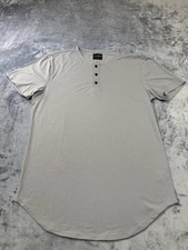Camiseta Henley alargada CUTS Clothing para hombre Pyca Pro
